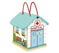 Tooky Toy Wooden Foldable Hospital