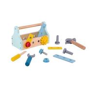 Tooky Toy Wooden Take -Along Tool Box