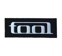 Tool 10,000 Days Woven Logo Iron On Patch (One Size) (Black/White)
