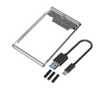 Tool 2.5" Enclosure USB Type C 3 7mm 9.5mm Compatible Multiple Operating Systems USB C External Enclosure