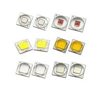 [Tool Accessories] 10pcs 10W LED SMD 5050 chip XML2 T6 U2 high Power Beads White Warm red Green Blue UV diodes Ceramic Substrate(5W UV395-400nm)