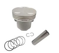 Tool accessories Engine Parts Piston Ring Set, Bore Size 52mm Piston Ring Kit Replacement Fit for Compatible with Yamaha NMAX155 NMAX125 2DP GPD125A
