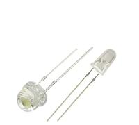 [Tool Accessories] LED 5V 12v 5mm 3mm Bead SMD f5 f3 hat/Round lamp dip led USB car Light White red Green Blue Yellow chip 10pcs(Red,5V 3mm Round)