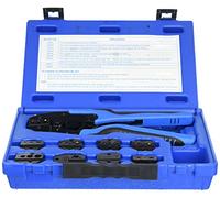 Tool Aid SG SGT18980 Ratcheting Terminal Crimping Kit (Quick Change with 9 Die Sets)