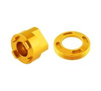 Tool and Cap Set for SRAM For DUB Cranksets Including For NX For GX Designed for BB30 Bottom Bracket Use (Golden)