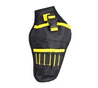 Tool Apron Strap Tool Pouch Electrician Waist Belt Bags Oxford Cloth Construction Work Apron Craftworks Electrician Tool Accessories Drop (Color : Black)