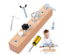 Tool Assembly Puzzle - Large Fastener Builder Pack, Early Development Practice Toy, montesori Inspired Dexterity Trainer | Creative Hands On Exploration journeyy for Young Learners Home Classroom