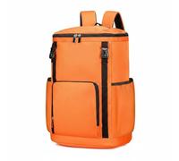 ＡＷＨＡＯ Tool Backpack with Multiple Pockets Waterproof Tool Backpack with Molded Base Heavy-Duty Knapsack for Electricians, Elastic Style, Array, Orange