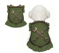 Tool Badge Shape M Pet Apparel for Small Dogs-Cute Summer Outfit for Puppy, Soft Breathable Pet Clothes for Cat