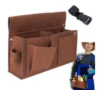 Tool Bag Belt, Tool Belt Bag, Multi-Pocket Garden Bag, Apron Waist Bag, Adjustable High Performance Supply Bag, Tool Belt Organiser for Electricians, Carpenters, Construction