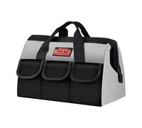 Tool Bag for Men, Robust Thick Waterproof Container, Tool Holder Bag for Mechanics, for Construction Site, Electrical Installation, Sanitary Craftsmen and Fitters