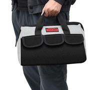 Tool Bag for Men, Waterproof with Multiple Compartments, Hand Tool Storage Bag, for Construction Site, Electrical Installation, Sanitary Craftsmen and Fitters