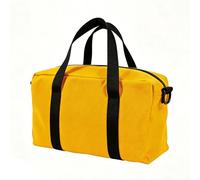Tool Bag,Heavy Duty Canvas Tool Bag,Wide Mouth Tool Tote Bag,Large Capacity Tool Storage Bags for Men,Muti-Purpose Tool Organizer Tote Bag for Storage Wrenches Pliers Tools (Yellow, 16 inch)