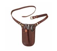 Tool Bag Leather Gardener Carry Pouch Florists Tool Belt Bag Gardener Holster Carpenter Holster 4 Pockets Adjustable Brown for Gardeners Electricians Handymen