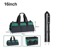 Tool Bag Organizer for Home & Garden, Robust 1680D Fabric Storage Tote with 6 Exterior Pockets, Large Capacity for Tools, Gardening & Workshop Use, Includes Shoulder Straps