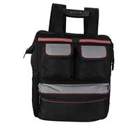 Tool Bag Oxford Cloth Tool Bag Tool Storage Bag Multifunctional Repair Tool Backpack Electrician Supplies(Black)