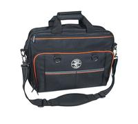 Tool Bag, Tradesman Pro Tech Bag with Laptop Pocket, Black and Orange Klein Tools 55455M