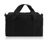 Tool Bag, Wide Mouth Tool Bag, Durable Canvas Tool Bag, Small Tool Organiser, Tote Bag for Storage, Wrench, Pliers (Black, S/30 cm)