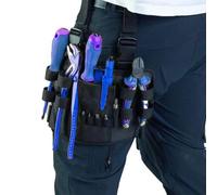 Tool Bag with Belt,Multifunctional Work Bag Tool Belt Bag,Tool Pouch with Adjustable Waist Belt,Waist Pocket Tool Bag Organizer for Craftsmen,Electricians, Carpenters,Gardeners