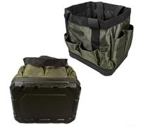 Tool Bag With Handle, 1680D Oxford Fabric Multifunctional Tool Storage Bucket Bag, Multi Pocket Craft Caddy Universals, Scratch-resistant And Wear-resistant