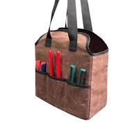 Tool Bags - Boolsa Tool Tote | 450g Large Capacity Waxed Canvas Organizer for Men Father Workshop Florist Truck Car Motorcycle Project Wrench Carpenter
