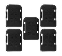 Tool Battery Storage Organizers Rack for 14.4V 18V Lithium Batteries Impacts Resistant Mounting Bracket 5pcs Secure Battery Wall Organizers
