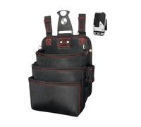 Tool Belt - 3-Layer Waterproof Oxford Fanny Pack, with Sturdy Pouches for Electricians Construction Workers Carpenters Garden Mechanics Motorcycle Travel Christmas Gift, Strong Material