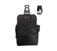 Tool Belt - 3-Layer Waterproof Oxford Pack Fanny Holder with Multiple Pouches for Electrician, Construction, Carpenter, Garden, Mechanic, Motorcycle Travel, and Christmas Gift, Hands-Free Convenience