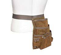 Tool Belt, Adjustable Canvas Apron Tool Storage Waist Bag Multi-Pocket Wear-Resistant Overalls