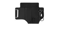 Tool Belt Bag Leather Multitool Sheath Belt Organizer Durable and Stylish Stable Wearing for Leatherman Tools, Flashlight, Pen, and Keychain(Black)