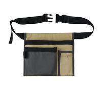 Tool Belt Bag - Thickened Canvas Waist Pouch,Adjustable Strap,Durable Multi Pocket Design,Storage | Professional Work Pouch for Carpenters Gardeners Engineers Mechanics Workers and Handyman Use