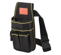 Tool Belt, Carpenter Work Gear, Waterproof Compact Organizer, Multi Pocket Utility Pouch, Hands Free Storage, for Electricians Plumbers Gardeners Mechanics Hiking Fishing, 10.24x5.51x1.57 Inches