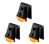 Tool Belt Clip for Cliptech, 4 PCS Toughbuilt Pouch Accessories with 4 PCS Tie, 8.1 X 5.2 CM Quick-Release Clips Replacement for Electricians Carpenters Construction Workers