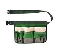 Tool Belt for Garden Tools, Tool Bag 600D Oxford Belt Pouch with Multi-Pocket for Gardening Construction Worker Mechanic Men Women Children (Green)