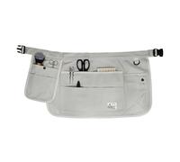 Tool & Belt Gardening Apron for Home Improvement & Housekeeping - Half Waist Canvas Utility Belt (White)