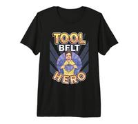Tool Belt Hero Carpenter Handyman Premium T-Shirt