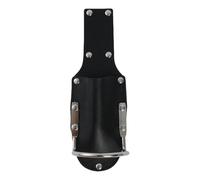 Tool Belt Holder - Synthetic hides Sheath, Scissor Sleeve Plus Clip, Two in Storage Cell, Riveted Edge, Quick Attach | Contractor Pruning Field Outdoor Work Daily