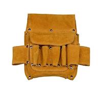 Tool Belt, Large Capacity Toolkit Waist Tool Bag Leather Cowhide Electrician Hand Storage Box Hardware Parts Organizer