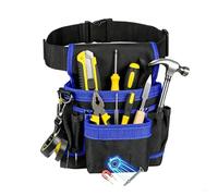 Tool Belt, Magnetic Tool Bag with 14 Pockets, Men's Tool Belt, Removable and Adjustable Tool Bag Belt for Electricians, Carpenters, Construction Workers