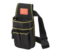 Tool Belt, Oxford Pocket Storage Organiser, Small Tool Pouch, Hammer Loop, with Adjustable Nylon Belt, Tool Pouch