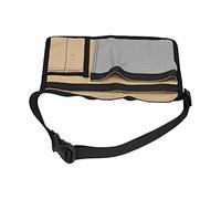 Tool Belt, Portable High Strength Waist Tool Pouch Tool Waist Bag Lightweight for Garden for Outdoor for Climbing for Electrician(Gray + Khaki)