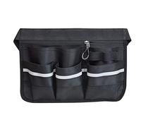 Tool Belt Pouch Dining Cleaning Tool Storage Bag Hotel Restaurant Cleaner Waiter Waist Belt Tool Bag With Pockets Tools Organiser (Color : Black)