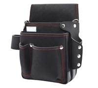 Tool Belt Pouch Heavy Duty Tool Pouch Multiple Pockets & Vertical Storage for Electricians & Carpenters Clip On Belt Work Pouch Bag Tool Apron for Work