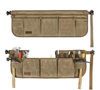 Tool Belt Pouches for Men Utility Belt Electrician Tool Bag Canvas Gardening Waist Tool Pouch with 13 Pockets for Men Women Carpenters Electricians Mechanics, Adjustable