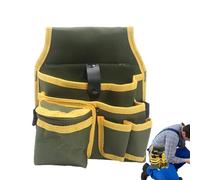 Tool Belt Pouches, Tool Pouch with Belt Clip, Electrician Waist Bag | Multi-function Bag, Thick Maintenance Bag, Utility Pouch for Keys, Screws, My