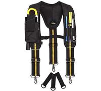 Tool Belt Suspenders,Heavy Duty Electrician Tool Belts,Multi-Pockets Electrician