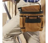 Tool Belt Suspenders with Adjustable Tool Pouch Set for Heavy Duty Work - 1200D Oxford Cloth, Detachable Waist Bag & Hammer Hook, Breathable Mesh Vest for(A)