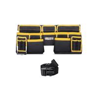 Tool Belt, Tool Pouch, Pocket Tool Belts with Quick Release Buckle, Adjustable Tool Belt for Electrician, Carpenter, Construction, Work Apron, Utility