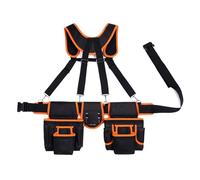 Tool Belt, Tool Pouches,Multiple Pocket Tools Belts for Men,Detachable & Adjustable Tools Pouches Bag for Electrician Tool Belt Bag Suspenders