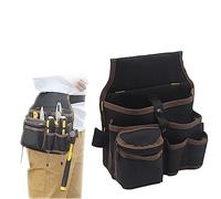 Tool Belt, Tool Storage Bag Pouch Belt Toolkit Drill Waist Wrench Screwdriver Bags Organizer(Blue)